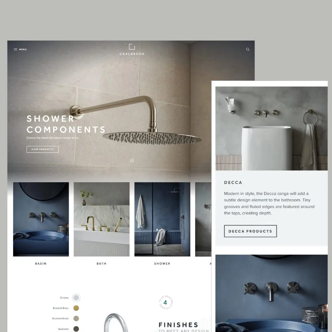 Ecommerce website for manufacturer